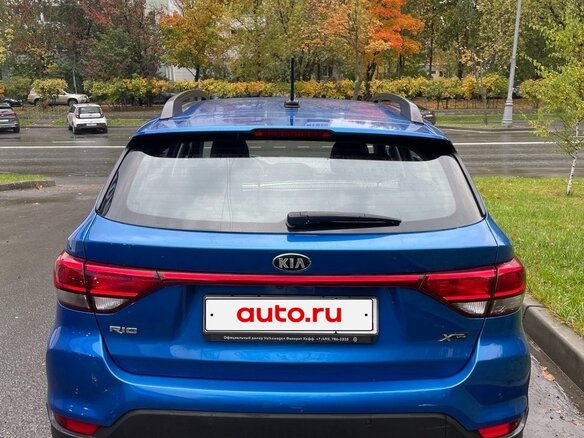 2018 Kia Rio X-Line IV, синий - вид 4