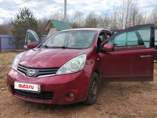 2010 Nissan Note I Рестайлинг, красный, 370000 рублей, вид 1