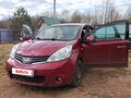 2010 Nissan Note I Рестайлинг, красный, 410000 рублей