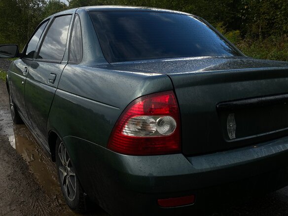 2007 Lada (ВАЗ) Priora I, зелёный, 300000 рублей - вид 5
