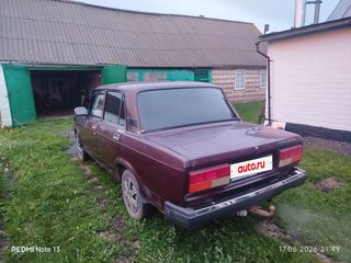 2008 Lada (ВАЗ) 2107, пурпурный, 180000 рублей, вид 5