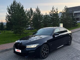 2021 BMW 5 серии 530i VII (G30/G31/G38) Рестайлинг, чёрный, 5555000 рублей, вид 1