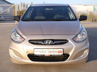 2011 Hyundai Solaris I, бежевый, 567573 рублей, вид 2