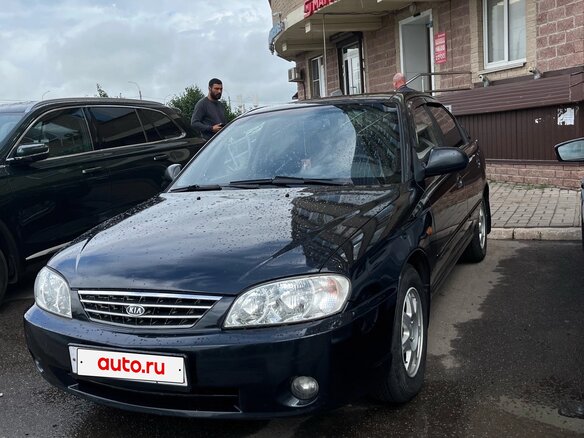 2006 Kia Spectra I Рестайлинг 2, чёрный, 390000 рублей