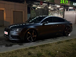 2015 Audi A7 I (4G) Рестайлинг, серый, 2930000 рублей, вид 2