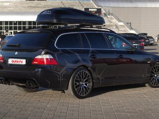 2007 BMW 5 серии 520d V (E60/E61) Рестайлинг, чёрный, 1200000 рублей, вид 2