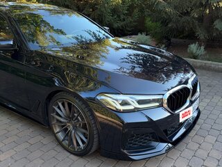 2021 BMW 5 серии 520i VII (G30/G31/G38) Рестайлинг, синий, 4650000 рублей, вид 4