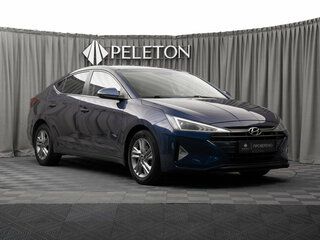 2019 Hyundai Elantra VI (AD), синий, 1790000 рублей, вид 2