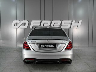 2017 Mercedes-Benz S-Класс AMG 63 AMG Long III (W222, C217) Рестайлинг, серебристый, 6849000 рублей, вид 4