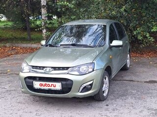 2013 Lada (ВАЗ) Kalina II, зелёный, 500000 рублей, вид 1
