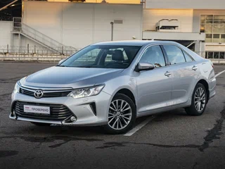 2016 Toyota Camry VII (XV50) Рестайлинг, серебристый, 2547000 рублей, вид 1