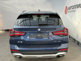 2023 BMW X3 30i III (G01) Рестайлинг, синий, 3786890 рублей, вид 4