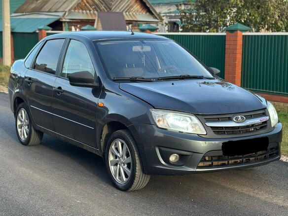 2016 Lada (ВАЗ) Granta I, серебристый, 255500 рублей - вид 5
