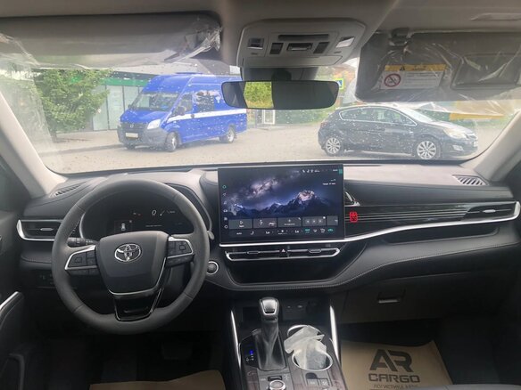 2026 Toyota Highlander IV (XU70), чёрный - вид 7