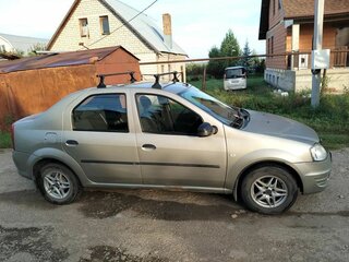 2012 Renault Logan I Рестайлинг, бежевый, 430000 рублей, вид 3