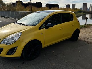 2012 Opel Corsa D Рестайлинг II, жёлтый, 650000 рублей, вид 3