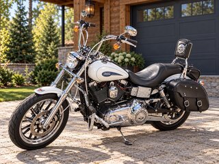 2005 Harley-Davidson Dyna Low Rider, белый, 950000 рублей, вид 2