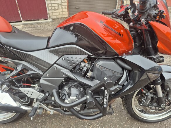 2009 Kawasaki Z 1000, оранжевый, 460000 рублей - вид 11