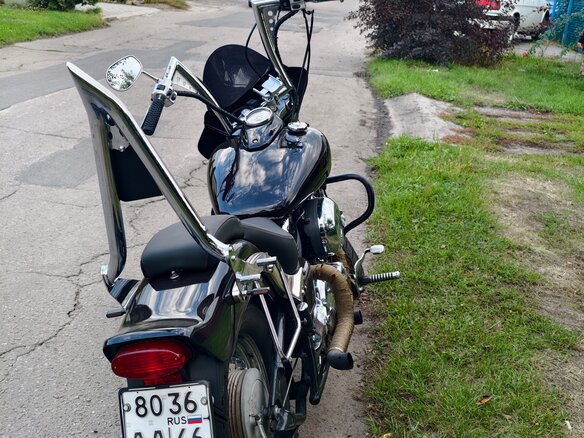 1998 Yamaha XVS650 Drag Star, чёрный, 499000 рублей - вид 2