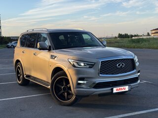 2018 Infiniti QX80 I Рестайлинг 2, бежевый, 4750000 рублей, вид 4