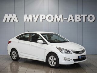 2016 Hyundai Solaris I Рестайлинг, белый, 970000 рублей, вид 1
