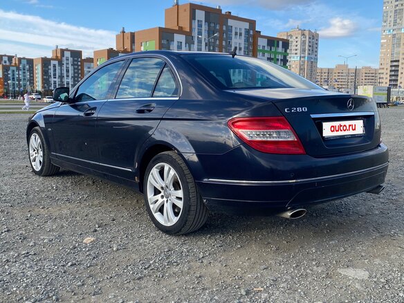 2007 Mercedes-Benz C-Класс 280 III (W204), синий - вид 4