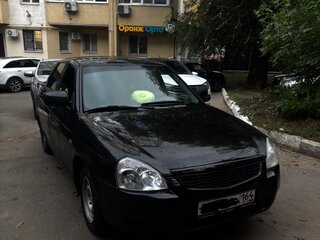 2010 Lada (ВАЗ) Priora I, чёрный, 210000 рублей, вид 1