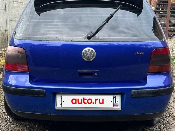 2001 Volkswagen Golf IV, синий, 135000 рублей - вид 6