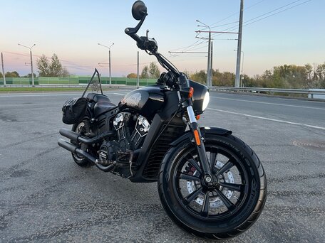 2017 Indian Scout, чёрный, 1050000 рублей, вид 2