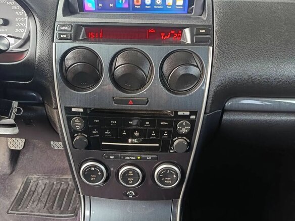 2006 Mazda 6 I (GG) Рестайлинг, синий, 380000 рублей - вид 8