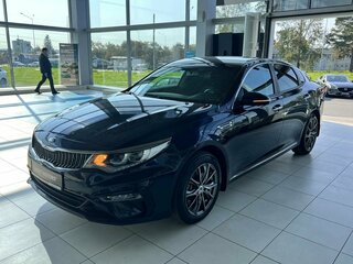 2018 Kia Optima IV Рестайлинг, синий, 1895000 рублей, вид 3