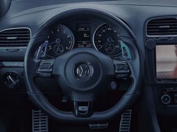2012 Volkswagen Golf R VI, синий, 1570000 рублей - вид 22
