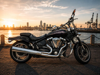 2003 Yamaha XV 1700 Warrior, синий, 890000 рублей, вид 1
