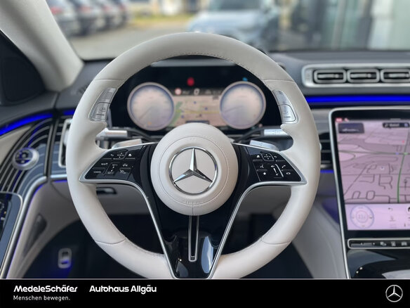 2026 Mercedes-Benz S-Класс 580 Long 4MATIC VII (W223), чёрный - вид 9