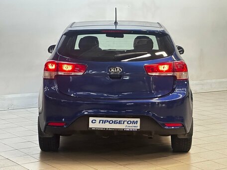 2015 Kia Rio III Рестайлинг, синий, 850000 рублей, вид 3