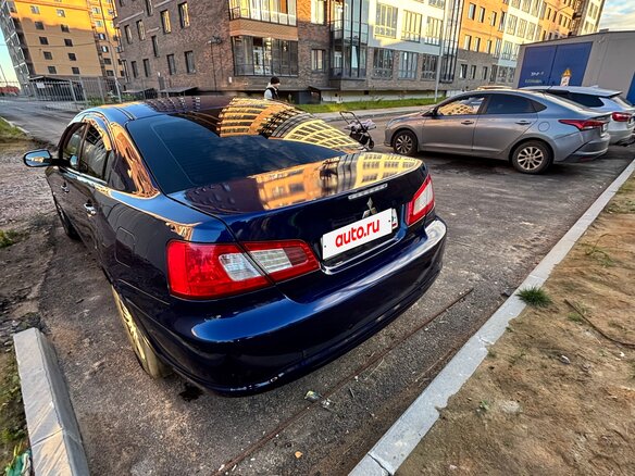 2008 Mitsubishi Galant IX Рестайлинг 2, синий, 450000 рублей - вид 7