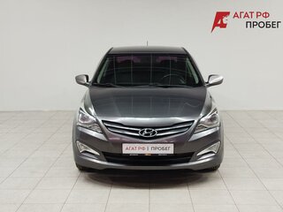 2015 Hyundai Solaris I Рестайлинг, серый, 820000 рублей, вид 2