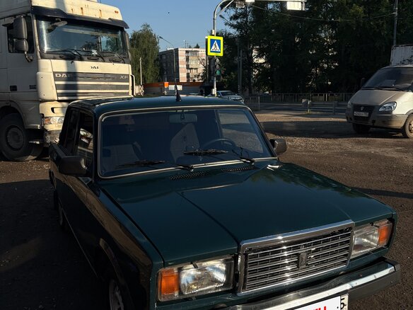 2006 Lada (ВАЗ) 2107, зелёный, 210000 рублей - вид 9