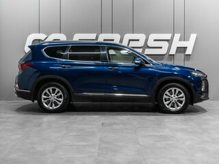 2019 Hyundai Santa Fe IV, синий, 3100000 рублей, вид 5