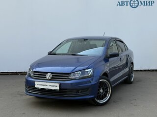 2017 Volkswagen Polo V Рестайлинг, синий, 880000 рублей, вид 1