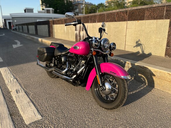 2021 Harley-Davidson Heritage, розовый, 1800000 рублей - вид 7