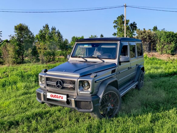 2015 Mercedes-Benz G-Класс AMG 63 AMG I (W463) Рестайлинг 3, серый, 6000000 рублей