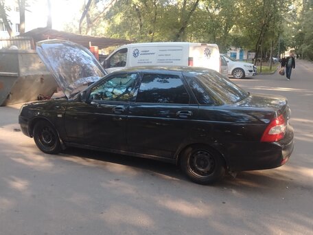 2009 Lada (ВАЗ) Priora I, зелёный, вид 2