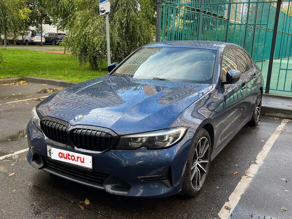 2021 BMW 3 серии 320i VII (G2x), синий, 3900000 рублей - вид 1