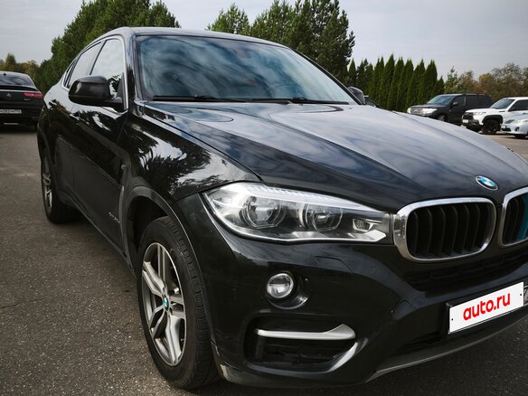 2015 BMW X6 30d II (F16), чёрный, 3750000 рублей