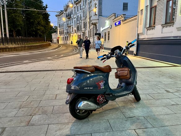 2002 Vespa LXV 125, фиолетовый, 264000 рублей - вид 15