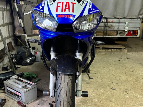 2002 Yamaha YZF-R6, синий, 259000 рублей - вид 6