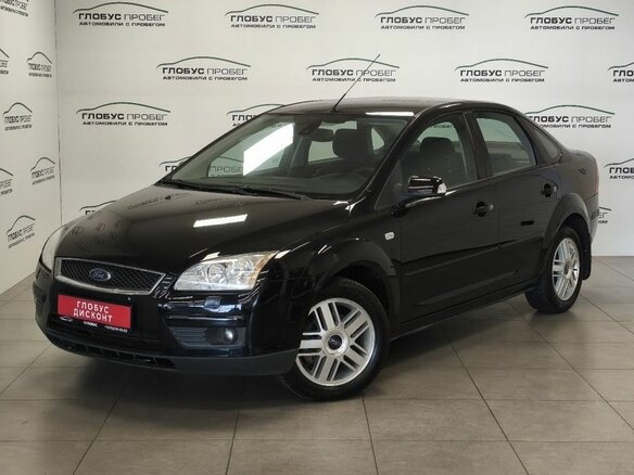 2007 Ford Focus II, чёрный, 550000 рублей