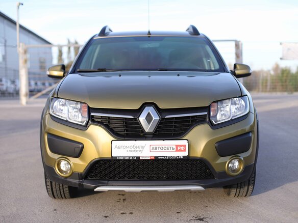 2015 Renault Sandero Stepway II, зелёный, 871320 рублей - вид 1
