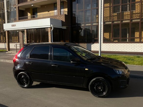 2014 Lada (ВАЗ) Kalina II, чёрный, 227000 рублей - вид 5